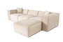 Atelier Del Sofa Lora Sofá Esquinero Crema
